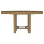 ARINI 5-PIECE ROUND DINING TABLE SET SAND WASH AND BLACK - Image 4