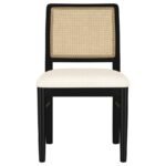 ARINI 5-PIECE ROUND DINING TABLE SET SAND WASH AND BLACK - Image 7
