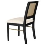 ARINI 7-PIECE ROUND DINING TABLE SET SAND WASH AND BLACK - Image 8