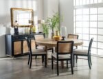 ARINI 60-INCH ROUND WOOD DINING ROOM TABLE SAND WASH - Image 7
