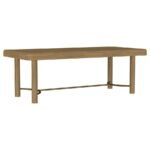 ARINI 104-INCH EXTENSION LEAF DINING TABLE SAND WASH