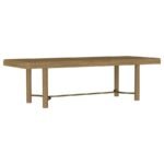 ARINI 104-INCH EXTENSION LEAF DINING TABLE SAND WASH - Image 3