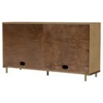 ARINI 2-DRAWER CANE DOOR DINING SIDEBOARD SERVER SAND WASH - Image 9