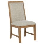 BRUNER 5-PIECE 72-INCH RECTANGULAR DINING SET NATURAL BROWN - Image 7