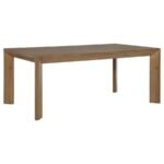 BRUNER 7-PIECE 72-INCH RECTANGULAR DINING SET NATURAL BROWN - Image 3