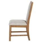 BRUNER UPHOLSTERED SIDE CHAIR NATURAL BROWN (SET OF 2) - Image 6