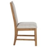 BRUNER UPHOLSTERED SIDE CHAIR NATURAL BROWN (SET OF 2) - Image 10