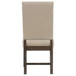 TWAIN UPHOLSTERED DINING SIDE CHAIR BEIGE (SET OF 2) - Image 7