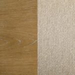 DANVERS 5-PIECE DINING TABLE SET BROWN OAK AND LATTE - Image 12