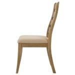 DANVERS WOOD DINING SIDE CHAIR BROWN OAK (SET OF 2) - Image 6