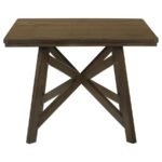CANFIELD 5-PIECE 47-INCH COUNTER HEIGHT DINING SET BROWN - Image 4
