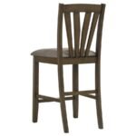 CANFIELD 5-PIECE 47-INCH COUNTER HEIGHT DINING SET BROWN - Image 9