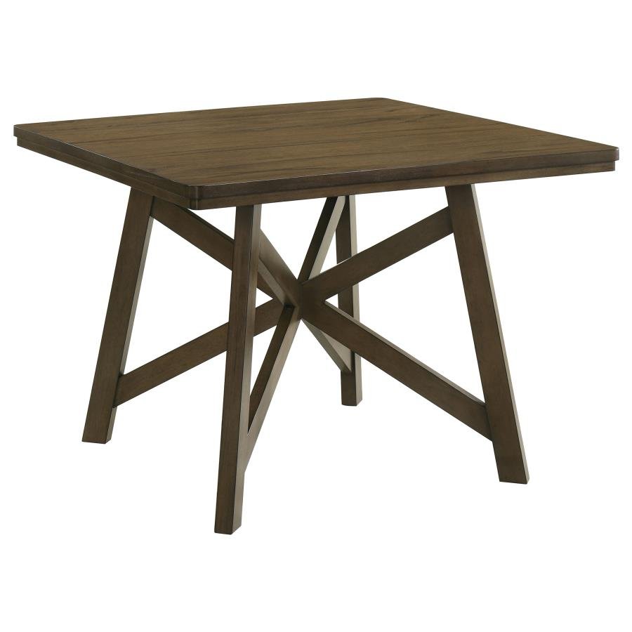109178_02x900.jpg CANFIELD 47-INCH SQUARE COUNTER HEIGHT DINING TABLE BROWN - Image 1