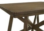 CANFIELD 47-INCH SQUARE COUNTER HEIGHT DINING TABLE BROWN - Image 5