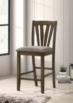 CANFIELD COUNTER HEIGHT DINING SIDE CHAIR BROWN (SET OF 2) - Image 2