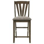CANFIELD COUNTER HEIGHT DINING SIDE CHAIR BROWN (SET OF 2) - Image 4