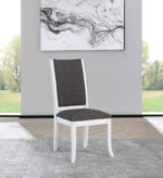 JUDD UPHOLSTERED DINING SIDE CHAIR PEARL WHITE (SET OF 2) - Image 2