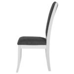 JUDD UPHOLSTERED DINING SIDE CHAIR PEARL WHITE (SET OF 2) - Image 6