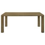CASTLEWOOD 5-PIECE 71-INCH RECTANGULAR DINING SET BROWN OAK - Image 4