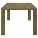 CASTLEWOOD 7-PIECE 71-INCH RECTANGULAR DINING SET BROWN OAK - Image 5