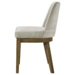 CASTLEWOOD UPHOLSTERED SIDE CHAIR LIGHT TAN (SET OF 2) - Image 6