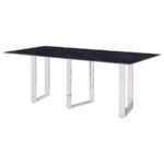 DESDEN 79-INCH RECTANGULAR SINTERED STONE DINING TABLE GREY - Image 4