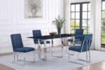 DESDEN 79-INCH RECTANGULAR SINTERED STONE DINING TABLE GREY - Image 9
