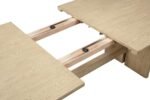 KAILANI 110-INCH RECTANGULAR WOOD DINING TABLE BEIGE OAK - Image 9
