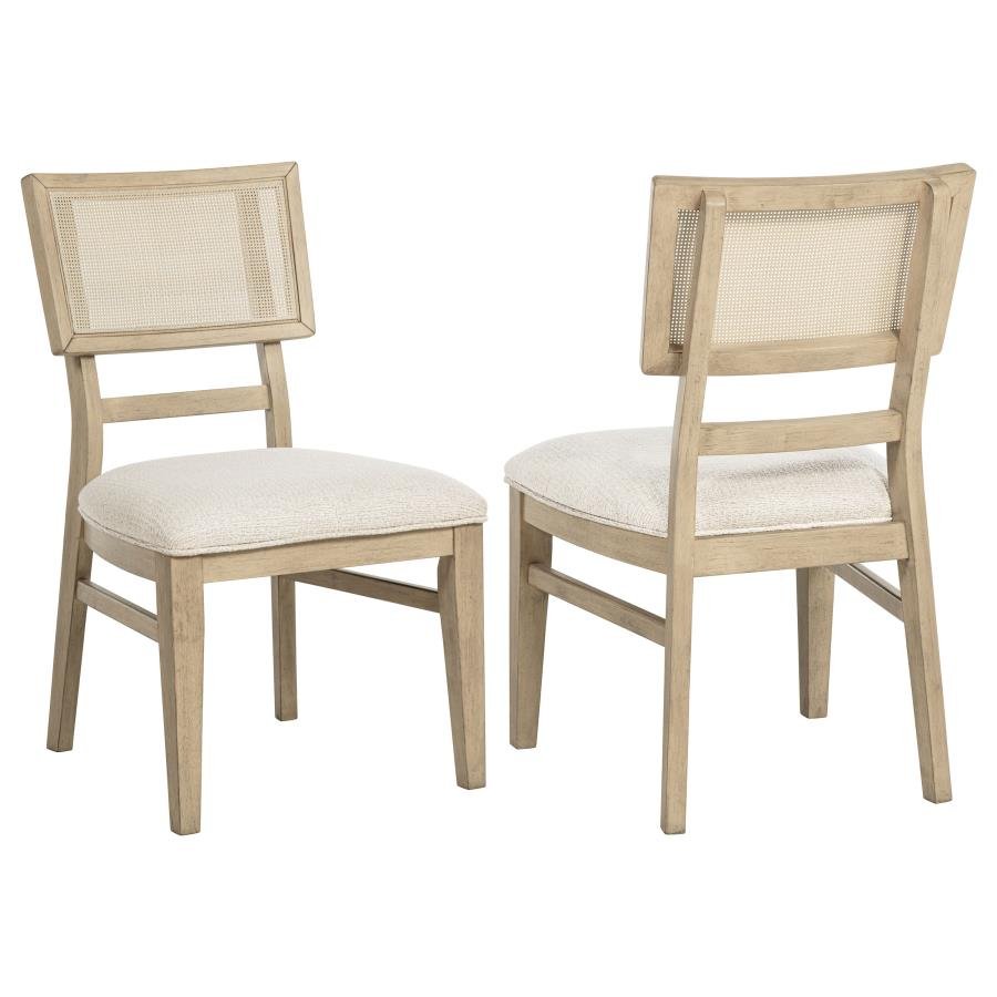 109382_001x900.jpg KAILANI RATTAN CANE DINING SIDE CHAIR BEIGE OAK (SET OF 2) - Image 1