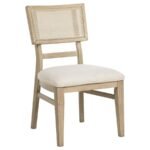 KAILANI RATTAN CANE DINING SIDE CHAIR BEIGE OAK (SET OF 2) - Image 3