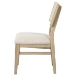 KAILANI RATTAN CANE DINING SIDE CHAIR BEIGE OAK (SET OF 2) - Image 6