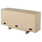 KAILANI 4-DOOR CANE SIDEBOARD BUFFET CABINET BEIGE OAK - Image 9