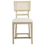 KAILANI 7-PIECE WOOD COUNTER HEIGHT DINING SET BEIGE OAK - Image 10