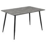 HORIZON 63-INCH BUTTERFLY LEAF EXTENSION DINING TABLE GREY
