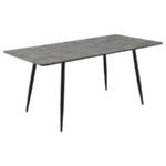 HORIZON 63-INCH BUTTERFLY LEAF EXTENSION DINING TABLE GREY - Image 3