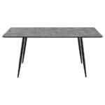 HORIZON 63-INCH BUTTERFLY LEAF EXTENSION DINING TABLE GREY - Image 5