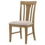 HARTVILLE DINING SIDE CHAIR NATURAL LIGHT BROWN (SET OF 2) - Image 5