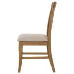 HARTVILLE DINING SIDE CHAIR NATURAL LIGHT BROWN (SET OF 2) - Image 6