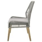 NAKIA WOVEN ROPE DINING SIDE CHAIRS GREY (SET OF 2) - Image 6