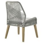 NAKIA WOVEN ROPE DINING SIDE CHAIRS GREY (SET OF 2) - Image 8