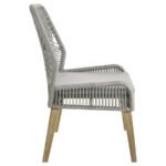 NAKIA WOVEN ROPE DINING SIDE CHAIRS GREY (SET OF 2) - Image 9