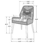NAKIA WOVEN ROPE DINING SIDE CHAIRS GREY (SET OF 2) - Image 14