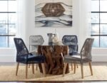 NAKIA WOVEN ROPE DINING SIDE CHAIRS GREY (SET OF 2) - Image 15