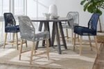 NAKIA WOVEN ROPE COUNTER CHAIR WITH CUSHION NAVY (SET OF 2) - Image 14