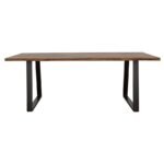 DITMAN 80-INCH LIVE EDGE DINING TABLE GREY SHEESHAM - Image 4