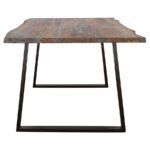 DITMAN 80-INCH LIVE EDGE DINING TABLE GREY SHEESHAM - Image 6