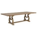BROCKWAY 7-PIECE EXTENSION LEAF DINING SET BARLEY BROWN - Image 3