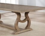 BROCKWAY 7-PIECE EXTENSION LEAF DINING SET BARLEY BROWN - Image 7