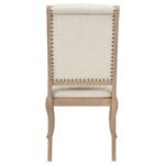 BROCKWAY UPHOLSTERED DINING CHAIR BARLEY BROWN (SET OF 2) - Image 8