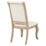 BROCKWAY UPHOLSTERED DINING CHAIR BARLEY BROWN (SET OF 2) - Image 9